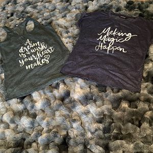 Set of Two Women’s Disney Shirts